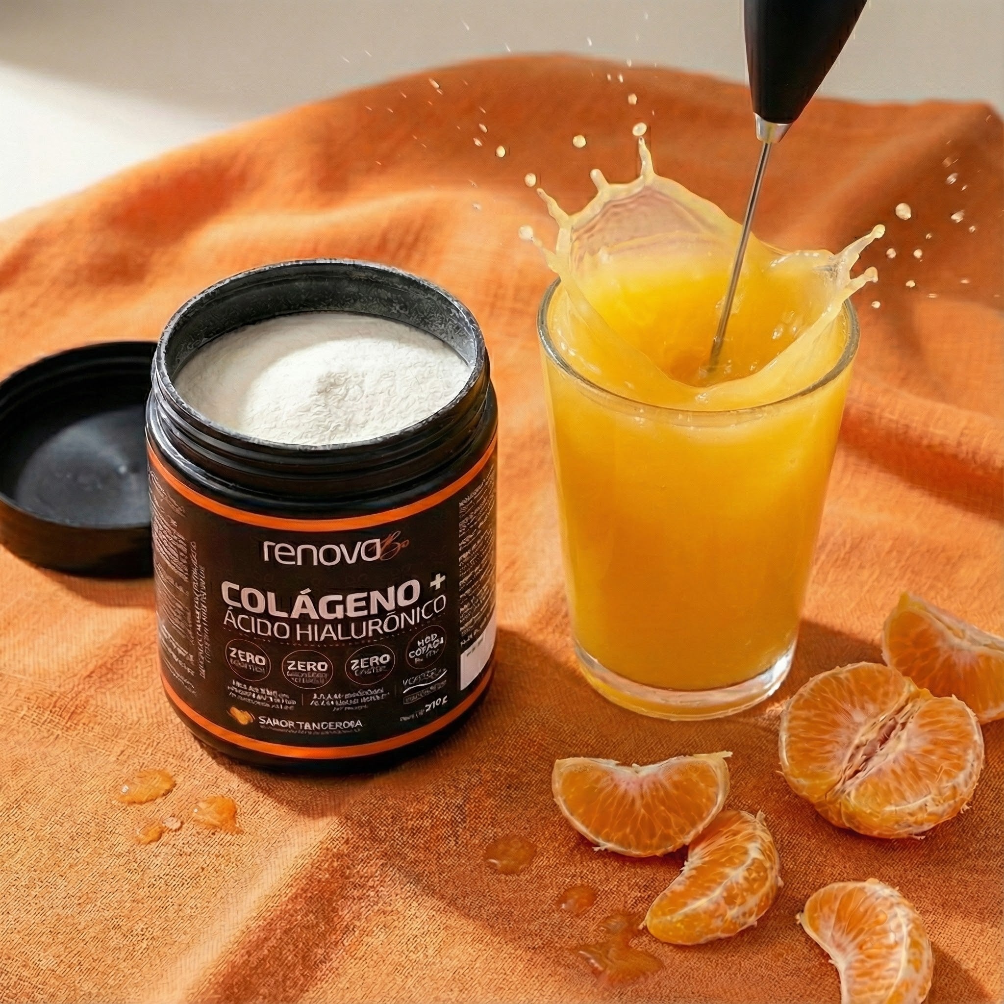 Colágeno Verisol® + Ácido Hialurônico - Tangerina