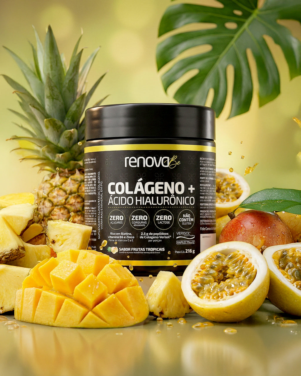 Colágeno Verisol® + Ácido Hialurônico - Frutas Tropicais