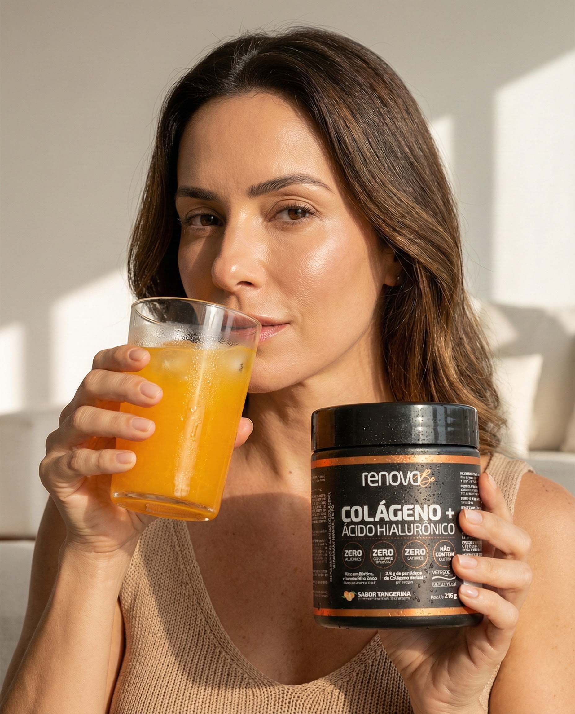 Colágeno Verisol® + Ácido Hialurônico - Tangerina