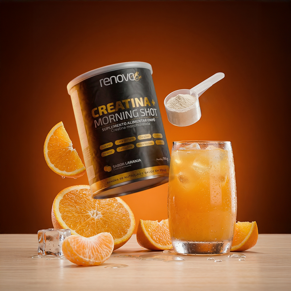 Creatina + Morning Shot - Laranja